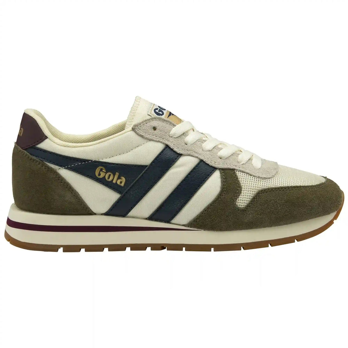 Gola Classics Men's Daytona Sneakers - Off White/Khaki/Navy