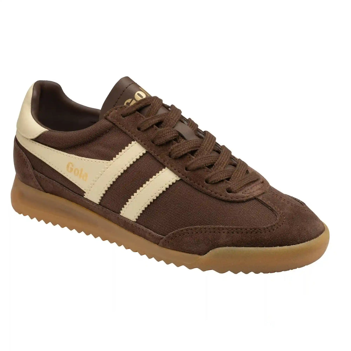 Gola Classics Women's Tornado Sneakers - Dark Brown/Buttermilk